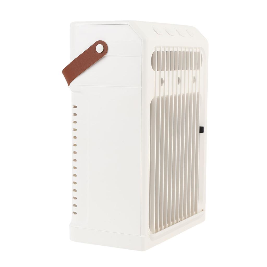 Desktop Air Cooler 10W 900ML 3 Wind Speeds USB Portable Air Conditioner Fan with Humidifier and Colorful Night Light