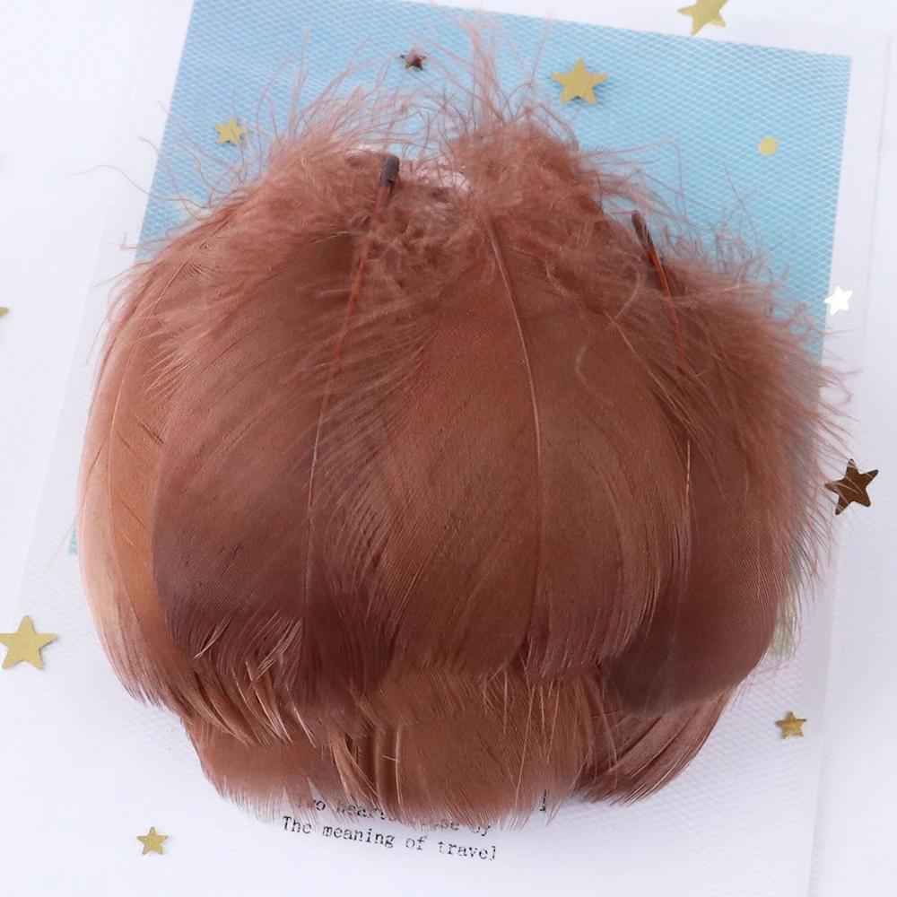 100 Stück Flauschige Gänsefedern für DIY Traumfänger Dekorationen Schmuckherstellung Feder Hochzeitsfeier Zubehör Handwerk Karneval