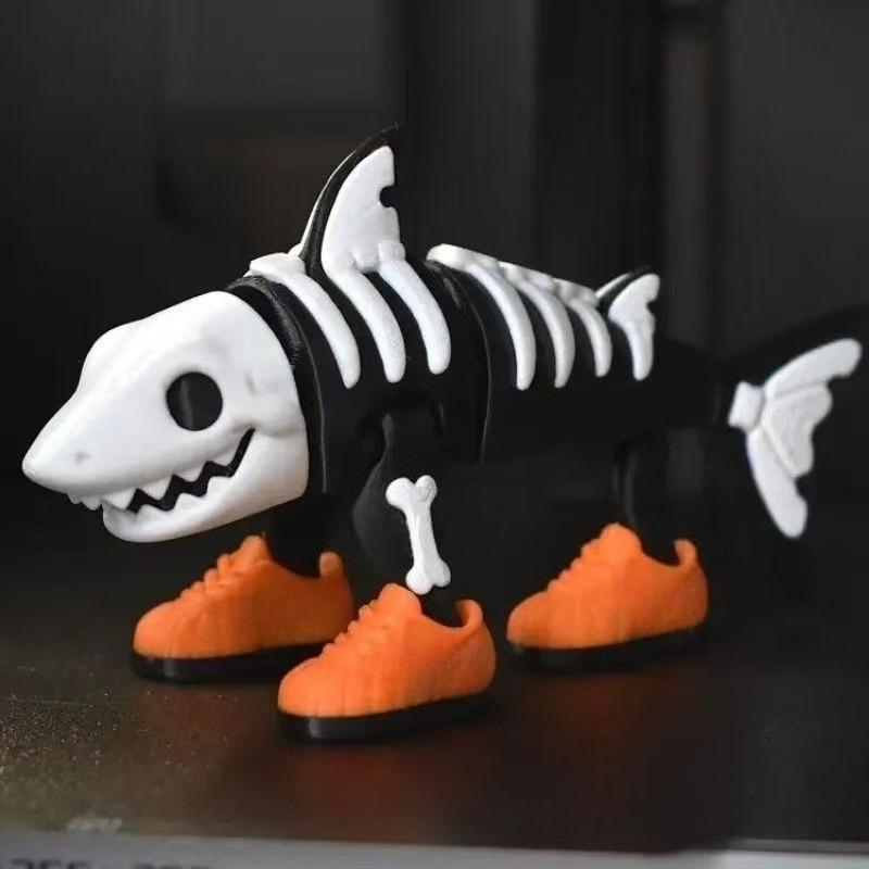 1PC Halloween Limited Tralalero Tralala Shark Collectible Figurine Toys Italian Brainrot  Tung Tung Tung Sahur Cappuccino Toy