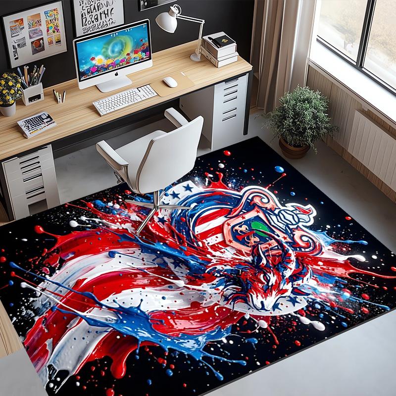 Club Deportivo Guadalajara Pattern Rug, Indoor/Outdoor Mat, for Picnic, Gameroom, Bedroom, Office, Living Room, Home Decor Carpet, Birthday Gift