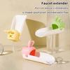 Wash-hand Faucet Extension Bathroom Accessories Children Bathroom Rabbit Tap Faucet Extender Water-saving Cartoon Kids Baby