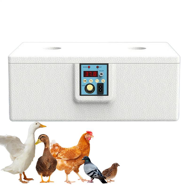 Incubator For Hatching Eggs 10-25 Duck Egg Incubator Intelligent Poultry Brooder Manual Turning Coop Hatcher For Breeding