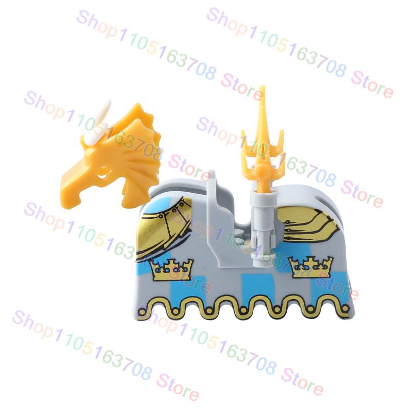 High-Quality Moc High-Quality Medeival High-Quality Knights High-Quality Figures High-Quality Horse High-Quality Saddle High-Quality Mount