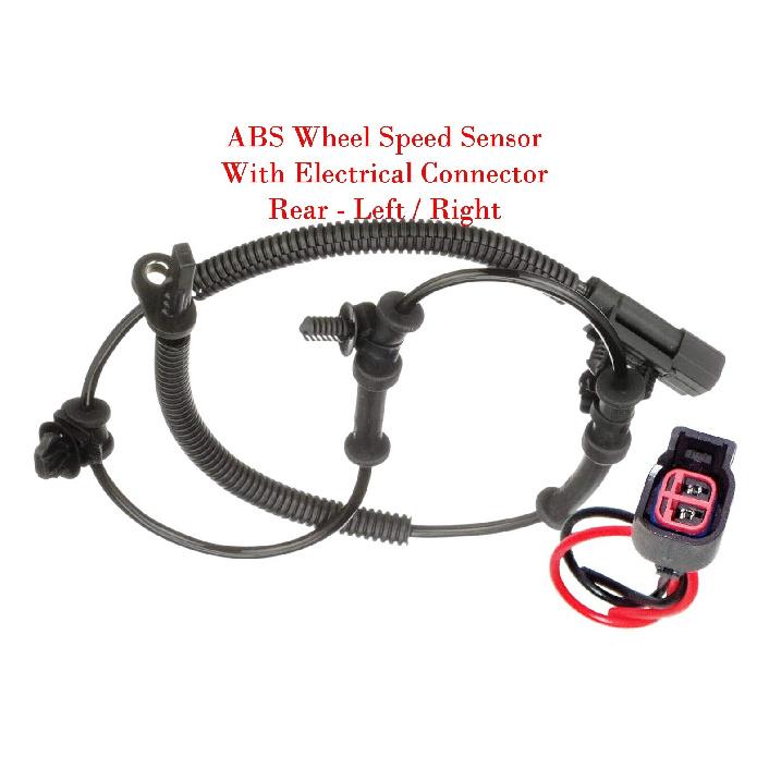 ABS Wheel Speed Sensor + Connector Rear Fits Durango Grand Cherokee 2011-2025