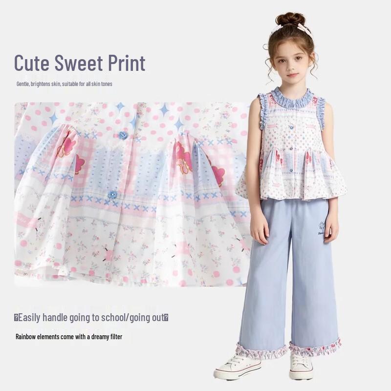 My Little Pony Girls' Sleeveless Cotton Dress Set