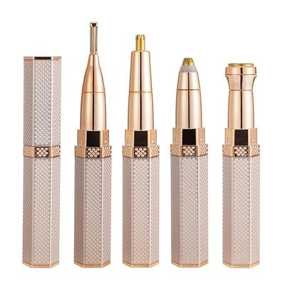 4 In 1 Electric Eyebrow Shaver Makeup Tool Painless Eye Brow Epilator Mini Shaver Razors Facial Hair Remover Women Depilator USB Rechargeable