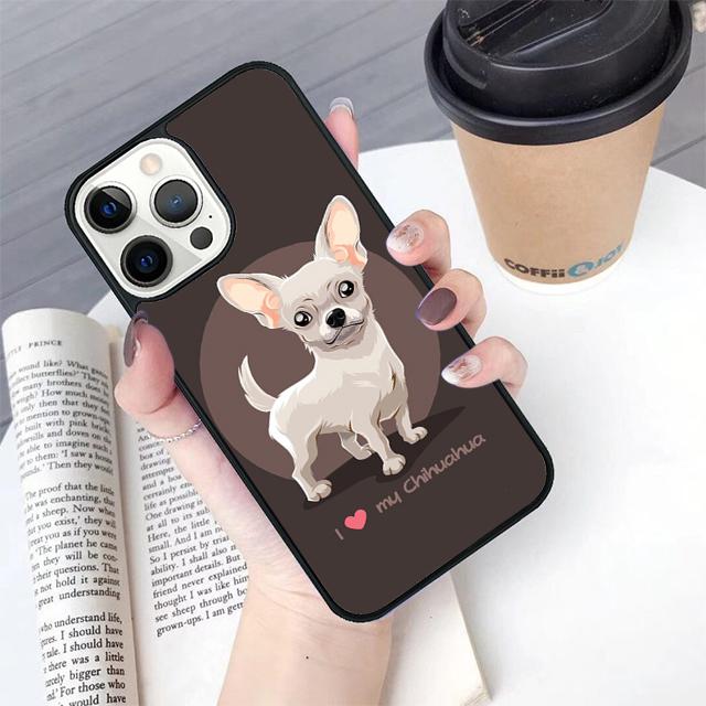 

Chihuahua Dog phone Case Cover For iPhone 17 Air 16 15 14 Plus For apple 16 11 12 13 Pro Max coque iPhone 13