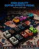 STRICH Powered Effects 38 X Lightweight Aluminum Alloy Pedal Board with Pedal Cable Bag and Strips PB-M15 Board, 13cm, 0.59kg, Hook-and-Loop