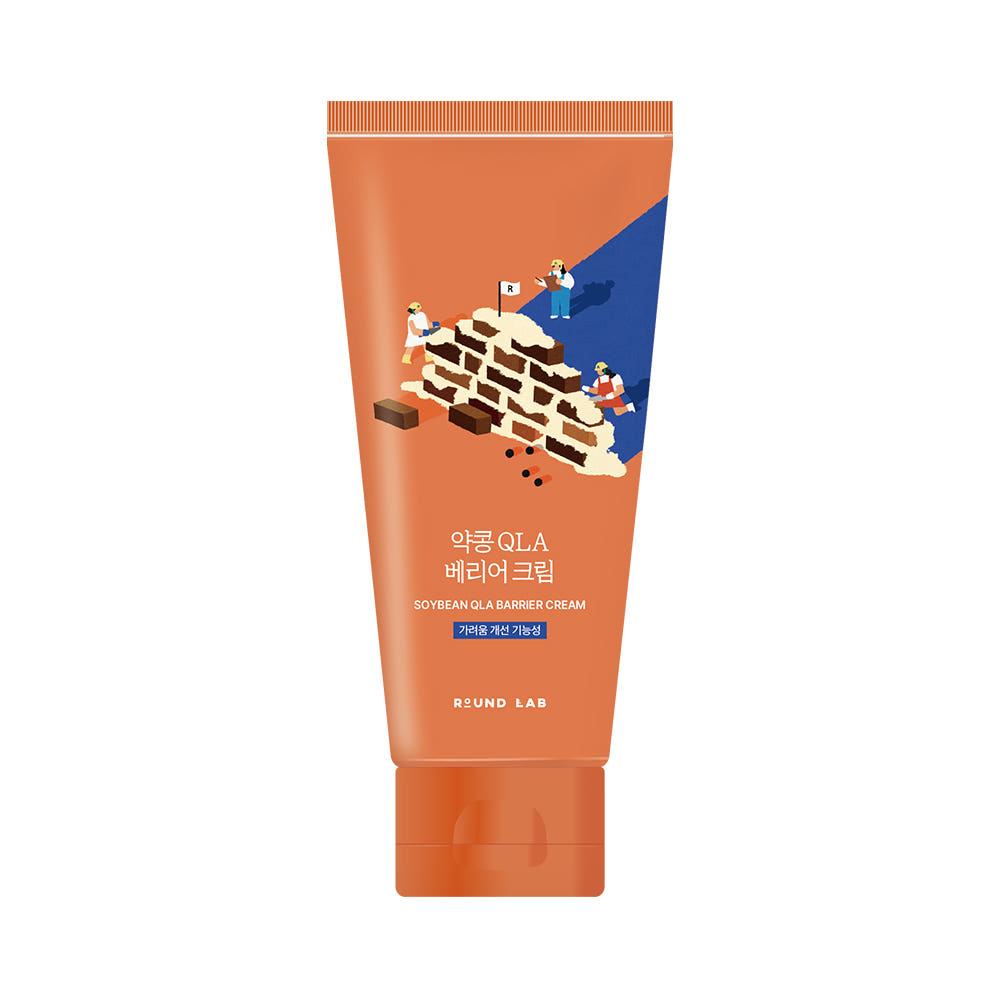 Round Lab Soybean QLA Barrier Cream 80ml Intensive Moisturizing & Skin Barrier Face Cream