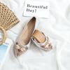 Rhinestone Soft-soled Women's Shoes, Which Can Be Rolled and Easily Carried, Ballet Flat Shoes