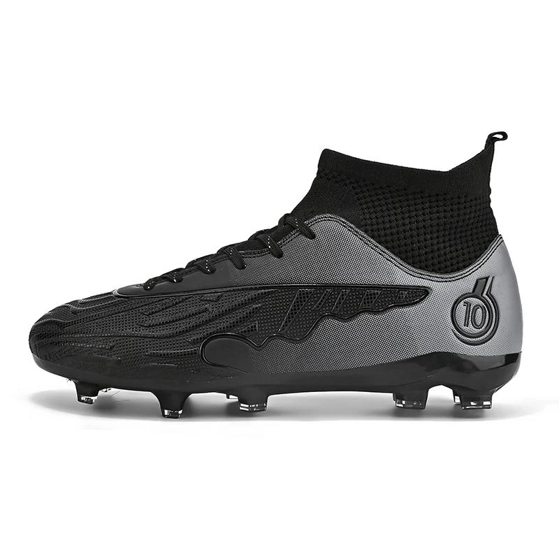 Fashion Men Football Shoes Society Students Training TF/FG Casual Soccer Shoes Outdoor Boy Professional Sneaker Resistant Football Boots