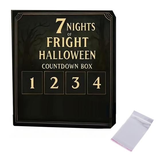 31 Nights of Fright Halloween Nedtellingskalender med Figurer 7/15/31 Dager Adventskalender Mini Skummel Dukke Samleobjekt Skrekkfigurer