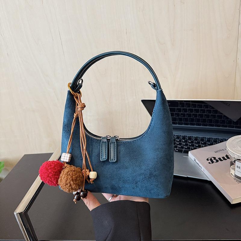 High-end niche bag women's autumn and winter new retro messenger bag casual portable dumpling bag