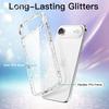 Soft Clear Glitter Case For iPhone Air 17 Pro Max 16E 16 E 15 Plus 14 13 Mini 12 11 X XS XR SE 2022 2020 8 Bling Sparkle Shockproof Phone Bumper Cover