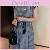 Cotton Linen Long Skirt With High Waist And Patchwork For Summer Casual Wear