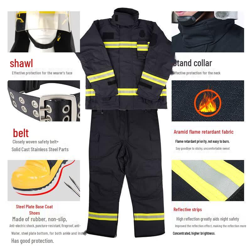 Suxing Firefighter 6-Piece Rescue Combat Suit
