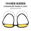 Ultra-Light Tr90 Night Vision Anti-Blue Glasses Unisex Sunglasses Mobile Phone Computer Competitive Game Eye Protection