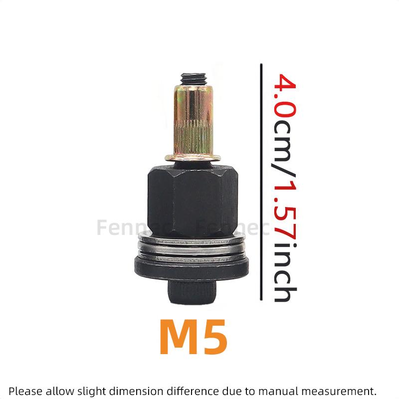 1pcs Hand Rivet Nut Gun Head Nuts Adapter Tool Riveter Tool Accessory For Nuts M3 M4 M5 M6 M8 M10 M12
