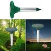 2Pcs Solar Mole Repellers Ultrasonic Snake Deterrent Animal Repellents Groundhog Repellent For Garden Outdoor Spaces