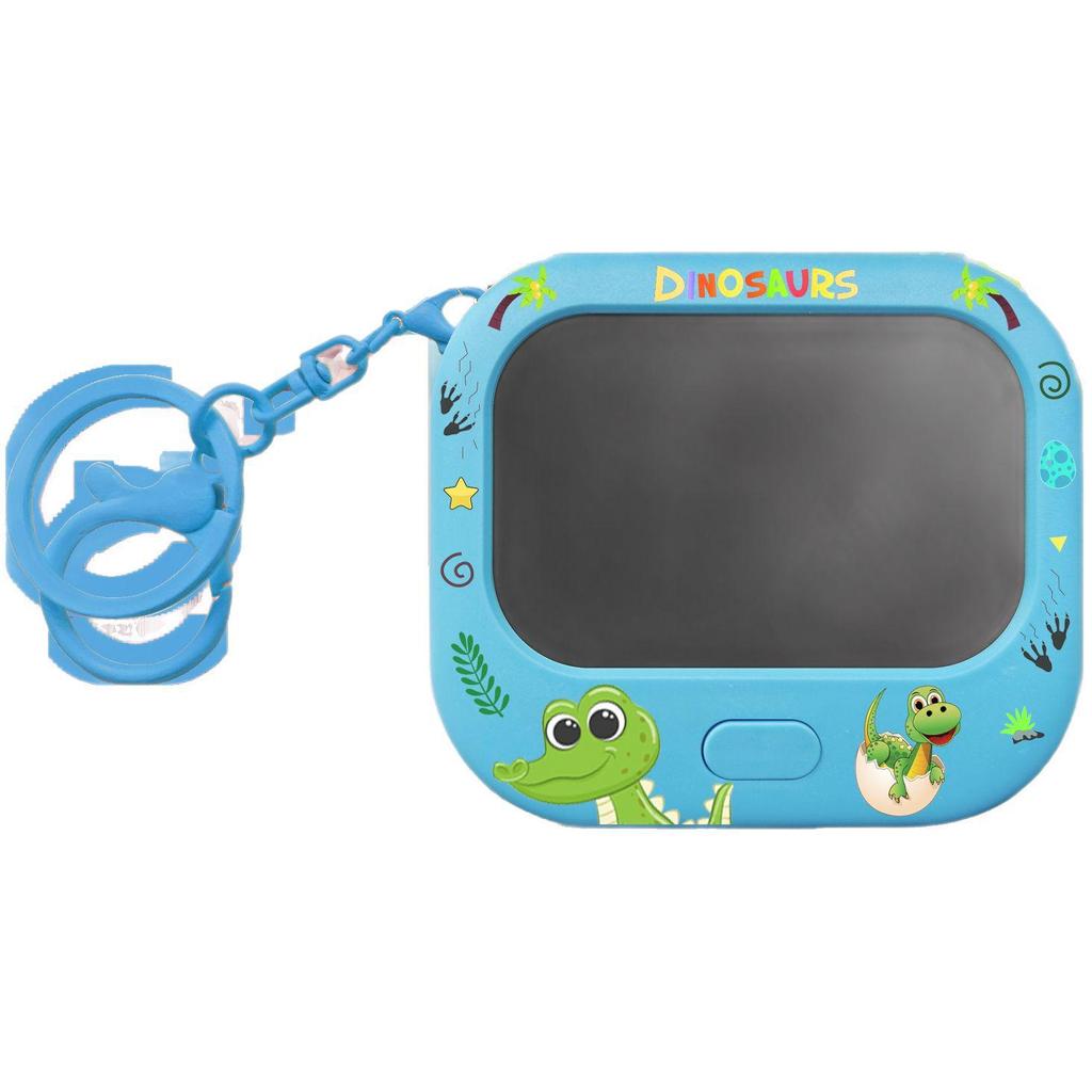 LCD Kids' Mini Doodle Drawing Board Keychain - Portable Electronic Handwriting and Painting Board Pendant Gift.