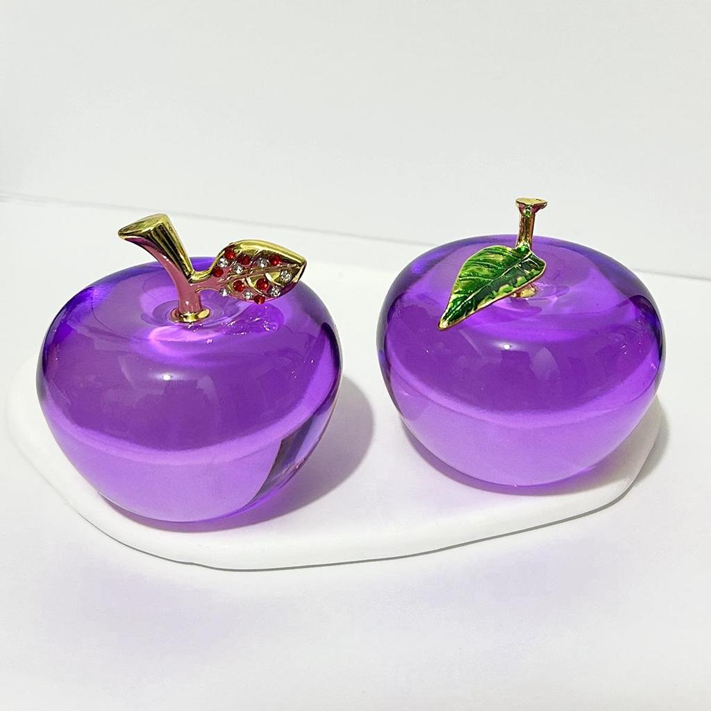 Kristallapfel-Ornament: Romantisches Weihnachts- & Hochzeitsgeschenk für Sie