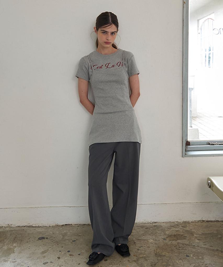 Eine Waist Slacks (Brown)