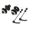 2PCS Bike Hub Set Aluminum Alloy 32 Holes 120 Click 8 To 12 Speed 4 Bearing Disc Brake Hub with