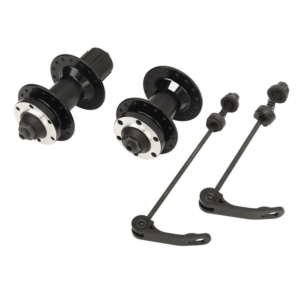 2PCS Bike Hub Set Aluminum Alloy 32 Holes 120 Click 8 To 12 Speed 4 Bearing Disc Brake Hub with