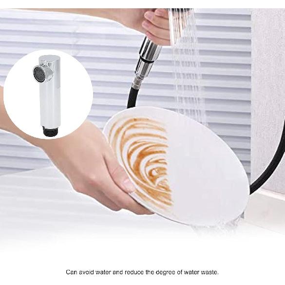 Substituição da Cabeça da Torneira da Cozinha, Peças Simples Angulares para Torneira de Pia de Cozinha, Cabeça Pulverizadora de Torneira Retrátil Bico, Conexões de Torneira Jato Spray para