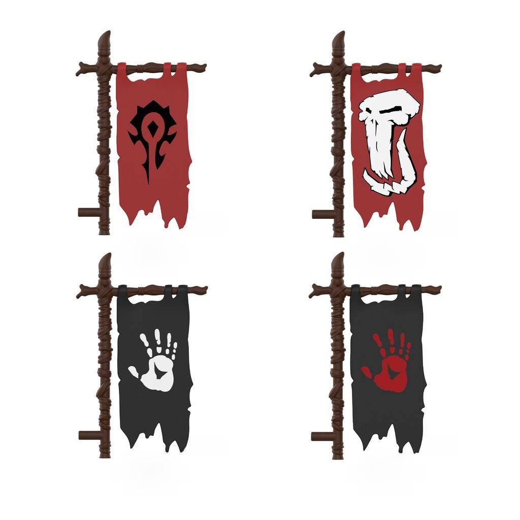 

The Lord Of The Rings Orc Flag Building Blocks Set For Creative Kids Play