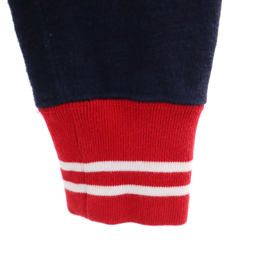 RALPH LAUREN Long sleeve Half zip sweat M Navy Women Used