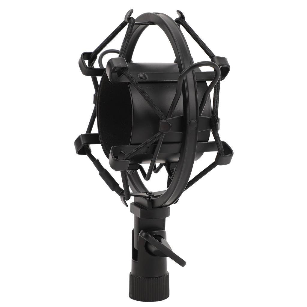 Microphone Shock Mount ABS Anti Vibration Mic Holder with 5 8 to 3 8 Conversion Nut for Diameter 45‑50mm Round