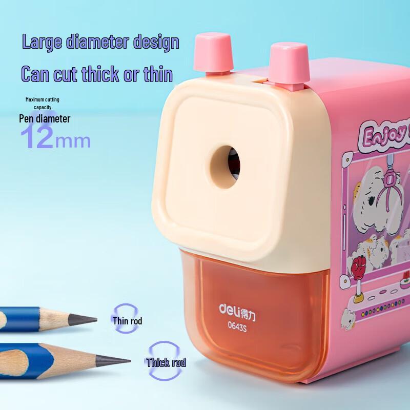 Deli Hand-Cranked Pencil Sharpener (2-Pack)