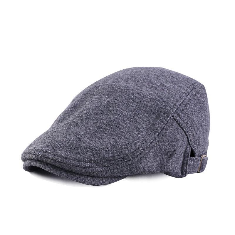 Spring and Summer Trendy Cotton Hat Men's Solid Color Duck Tongue Beret, Forward Hat, Fashion Casual Hat JDBLM-