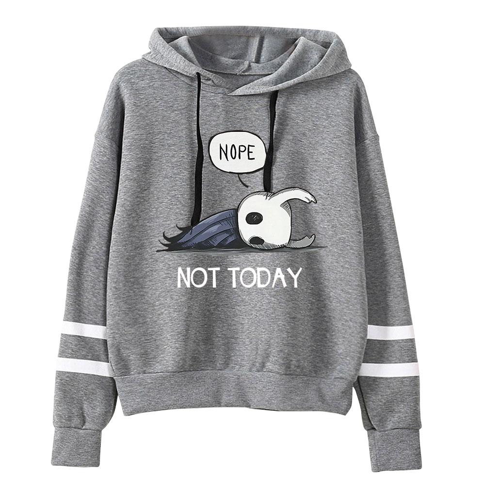 Hollow Knight Nope Not Today Hoodie Vintage 90s Merch Pullover Merch Tracksuit Hoodie Sweatshirt Fashion Pullover