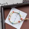 Jingdezhen Handmade Lucky Bear Bracelet with Forest Tassel Style.