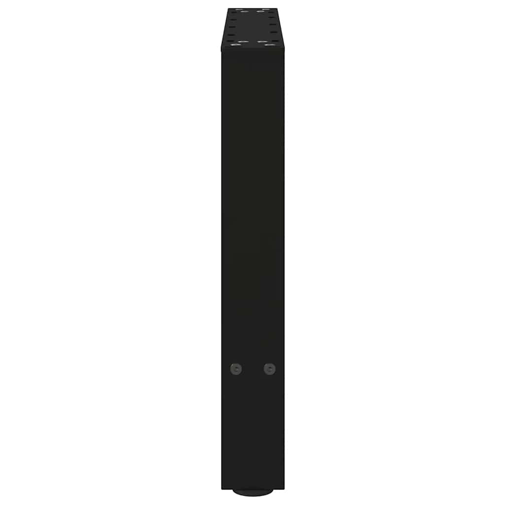 Vidaxl Nogi Do Stolika Kawowego, Czarne, 2 Szt., 60X(42-43) Cm, Stal