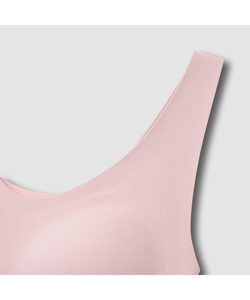 Jaju Women'S Perfect Seamless Crop Bra_Pink