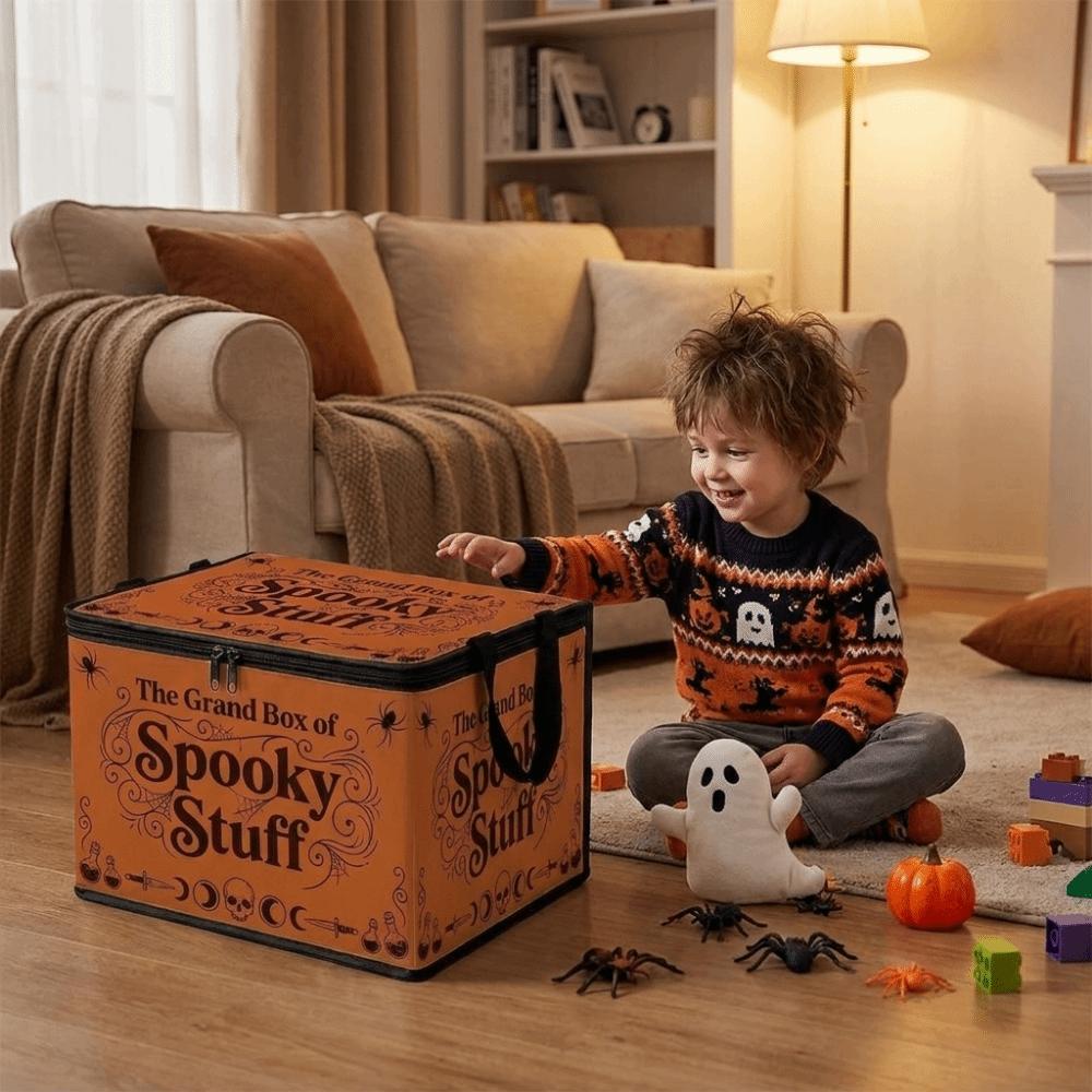 Wasserdichte Halloween-Aufbewahrungsbox Große Kapazität Kleideraufbewahrungskorb Schlafzimmer