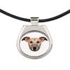 Whippet – Necklace with a geometric design and the inscription "Art-Dog" | Art-Dog