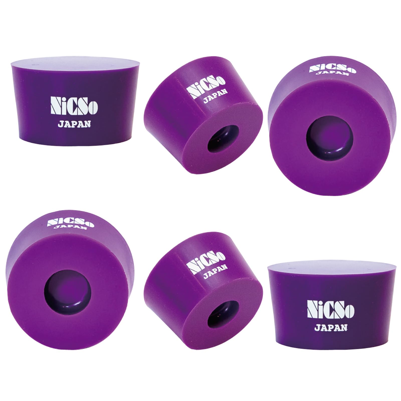 

NiCSo Vibration Isolation Polyurethane Gel Support Insulator Speaker Bren Set of 6 BUREEN 3-Point