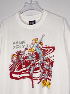 Camiseta Blanca Unisex Vintage Sonic Youth “Astronaut Japan” S5XL WA2730