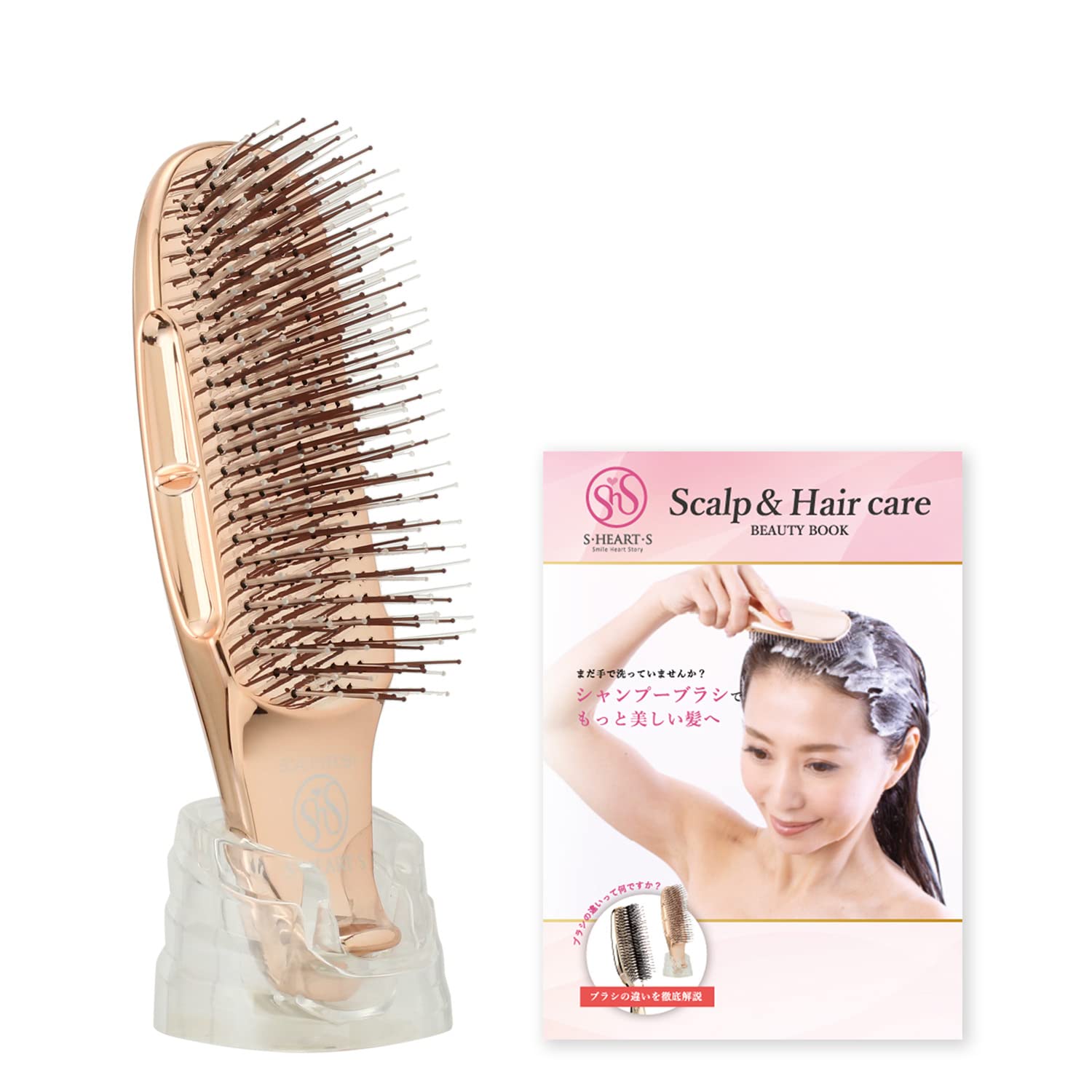 

Магазин Scalp Brush World Model Short Bink Gold Shampoo Brush Официальная книга красоты включена [Только официальная] S HEART SS Heart S