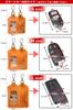 Small Tochigi Camel Smart Key Case with Clear Fits Almost All Smart Keyless Accessory Key Entry Door Home Sankyo Genuine Made in Japan Ricky's Window,