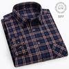 Nuovo in camicia taglia forte 14XL 100% cotone spazzolato manica lunga per uomo vestibilità slim camicia formale tinta unita a quadri morbida elegante