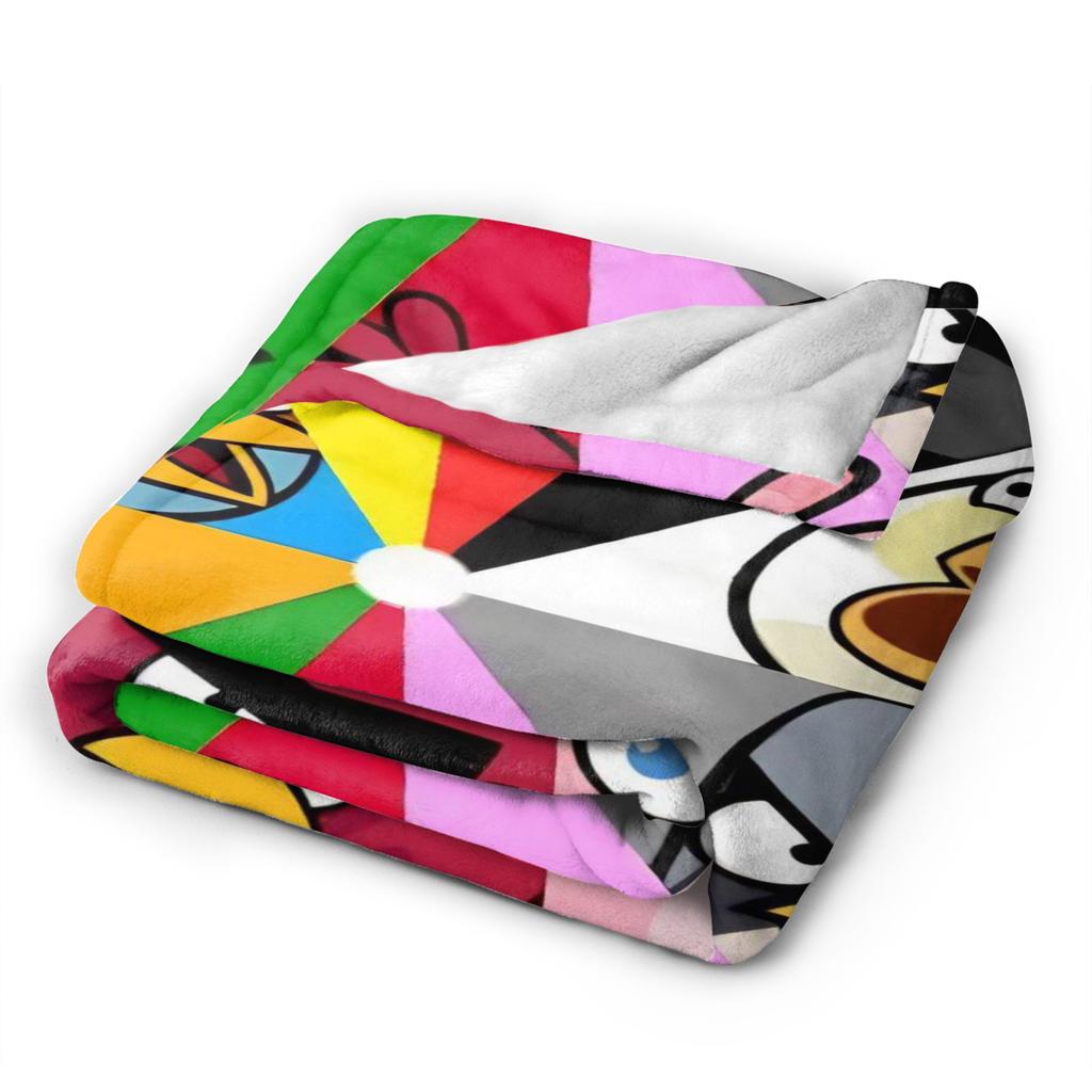 Coperta in Peluche Cartoon Angry Birds A-A per Bambine e Bambini Coperta Plaid in Flanella Morbida Qualità Personalizzata Copriletto Idea Regalo