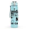 1PC Grandad Funny Humorous Slogan Print 750ml Color Plastic Sports Water Bottle Leakproof Flip Straw Lid Suitable for Sports Office Home Use