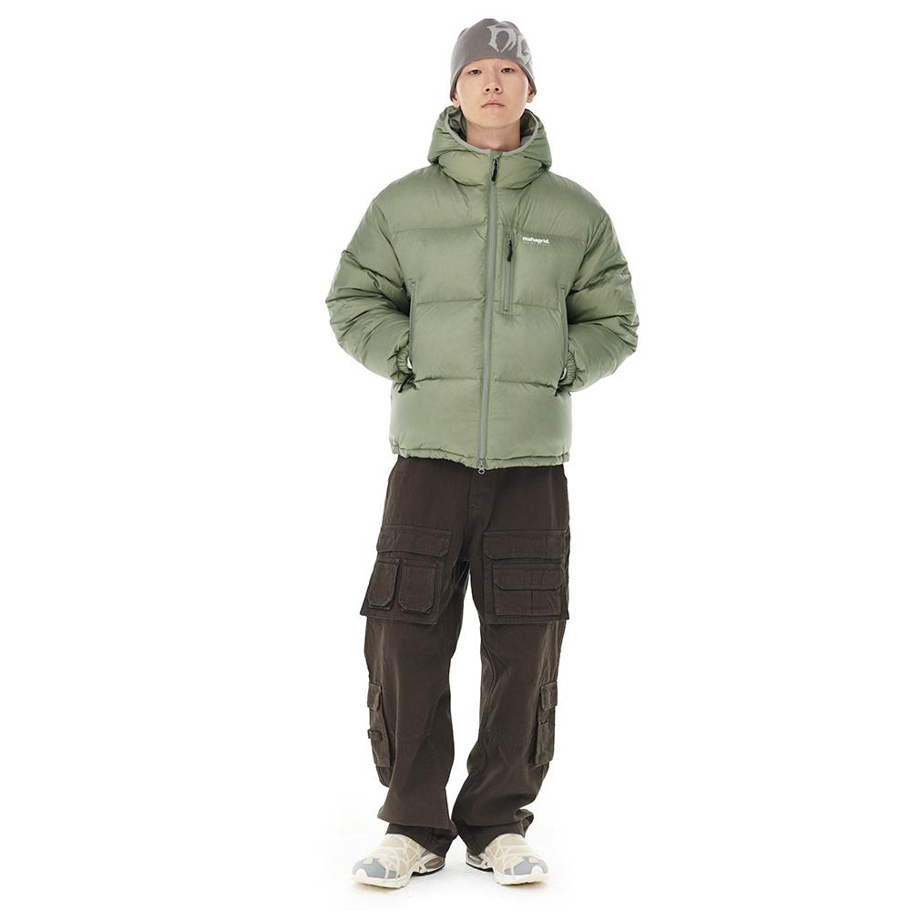 Mahagrid Hooded Down Puffer Khaki(Mg2Dwmb902A)