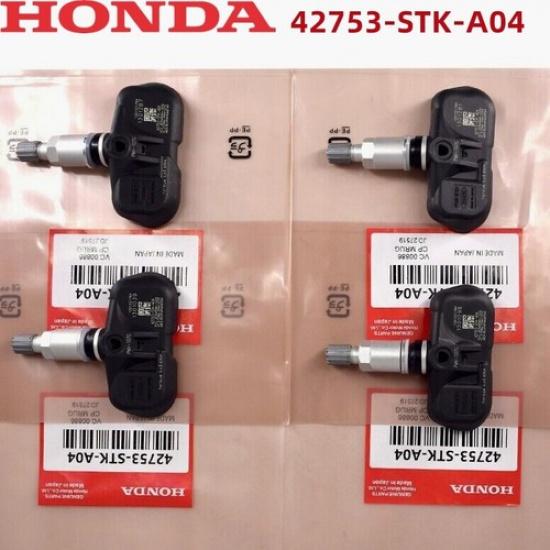 4 Stück OEM TPMS Reifendrucksensor 42753STKA04 PMV-107G Für Acura Honda