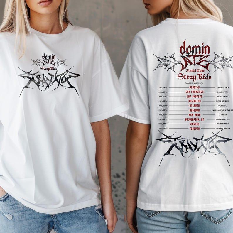 Stray Kids DominATE World Tour US 2026 Shirt Stray Kids Shirt Stray Kid Gifts S